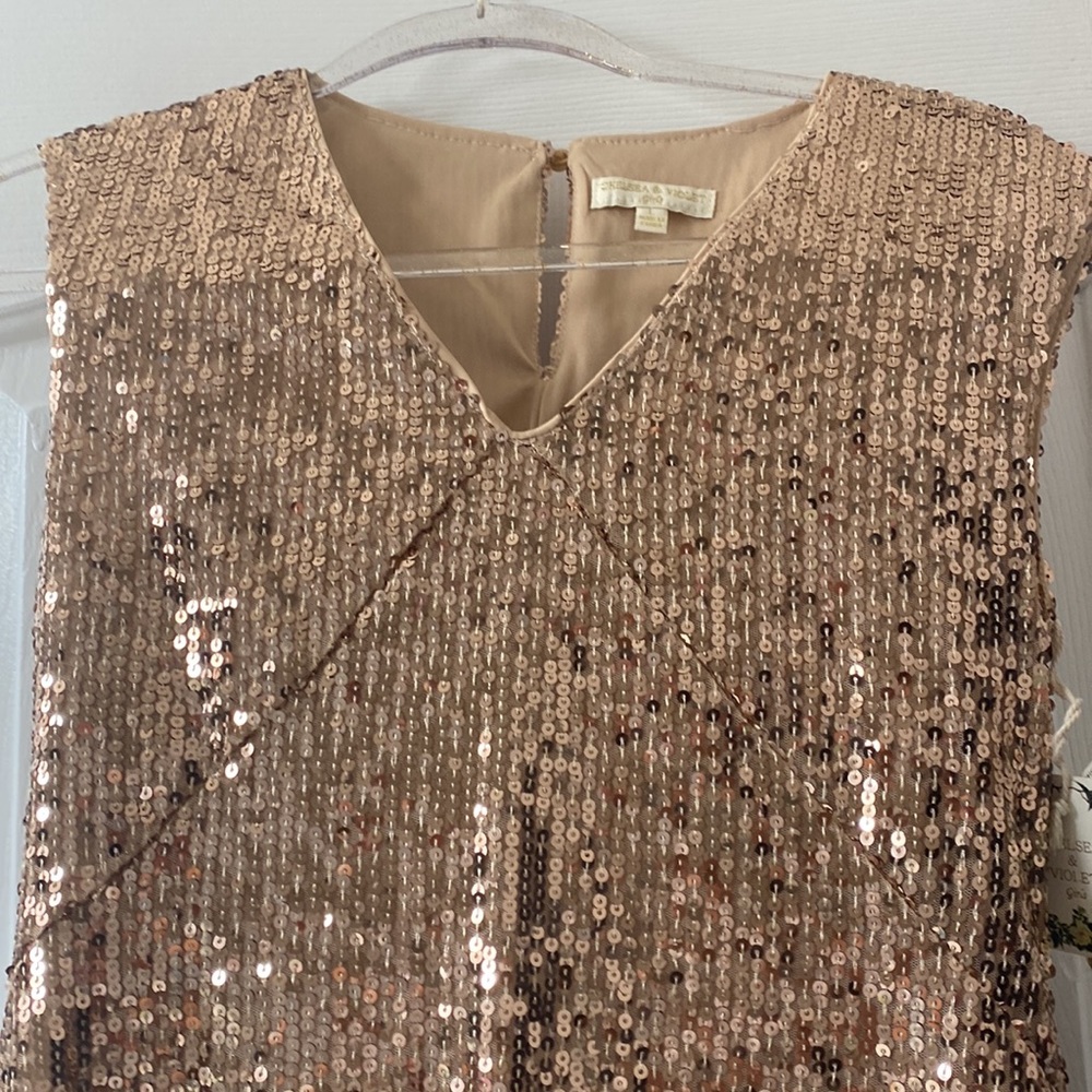 Chelsea & Violet Big Girls Sequin Dress
